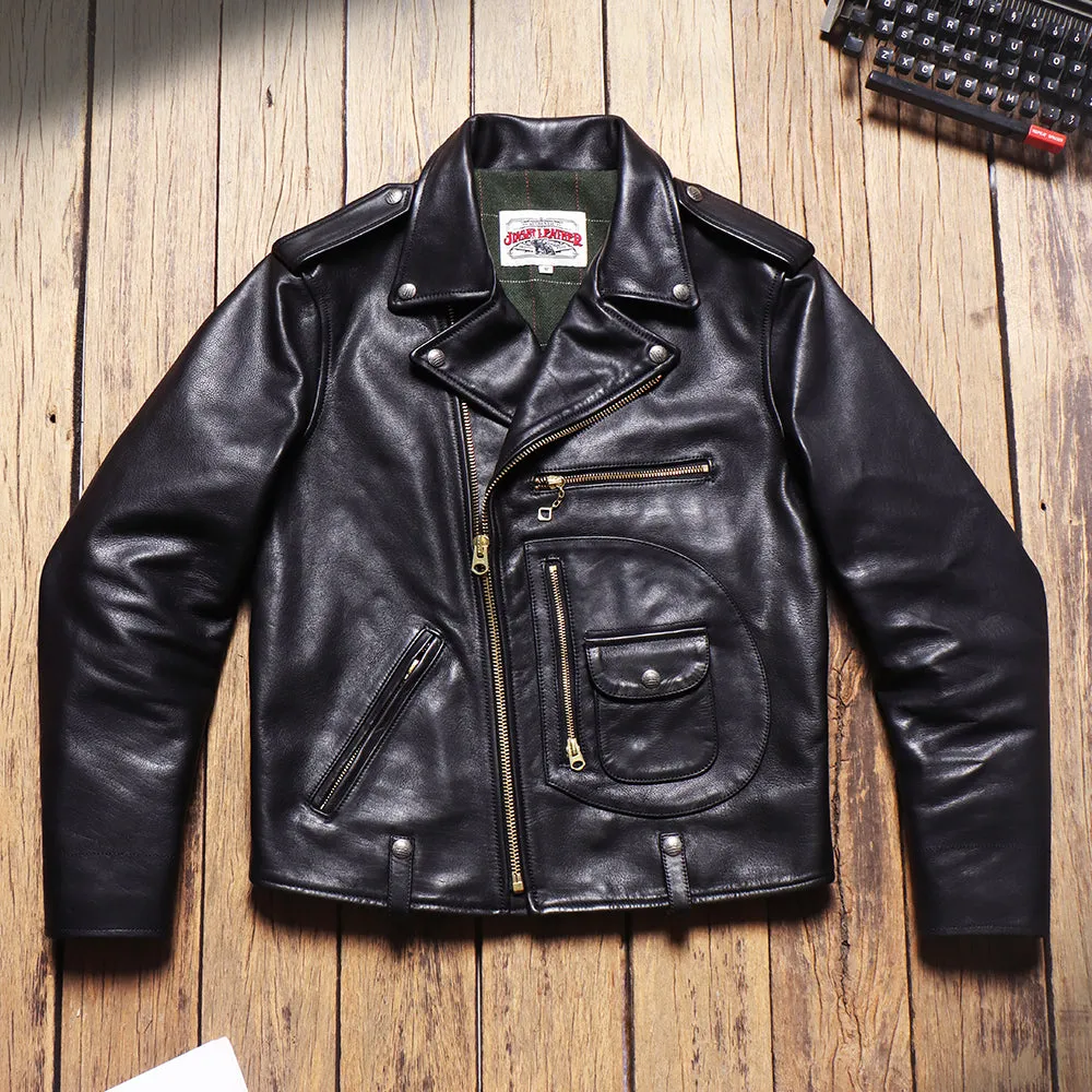 1950s J-24 Motorcycle Leather Jacket