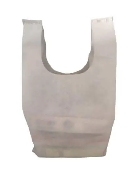 Agrashri Enterprises U-cut Carry Bags ( Pack of 100 , White )