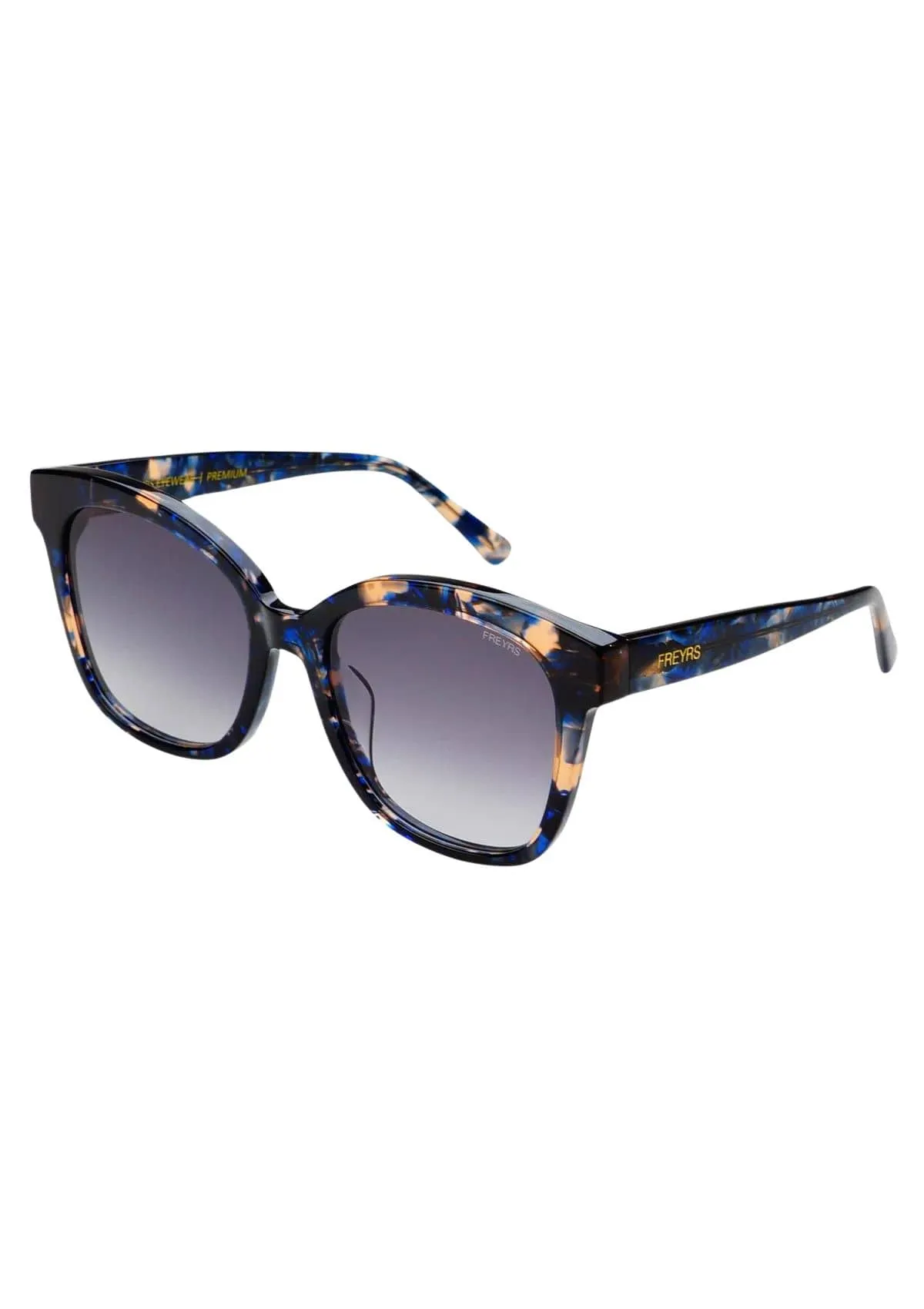 Amber Oversized Sunglasses - Blue