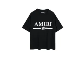 Amiri - Printed Front Logo Black T-Shirt