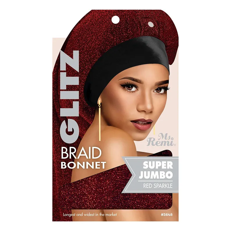 ANNIE MS. REMI #03648 Glitz Braid Bonnet Jumbo XL [ASSORTED COLOR]