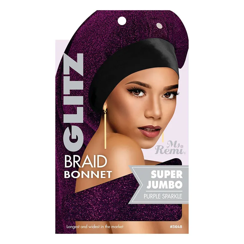 ANNIE MS. REMI #03648 Glitz Braid Bonnet Jumbo XL [ASSORTED COLOR]