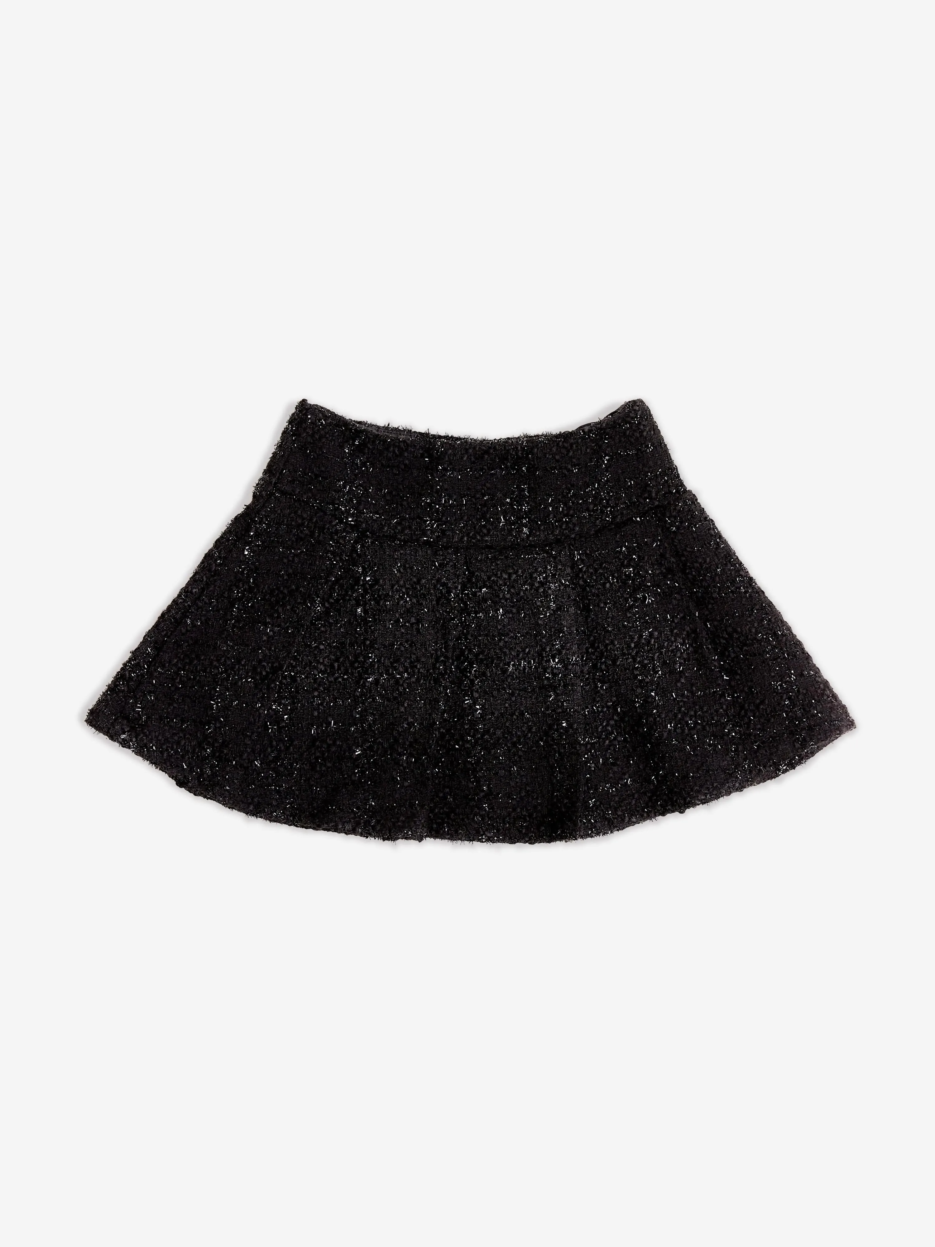 BCBG Girls Tweed Skort in Black