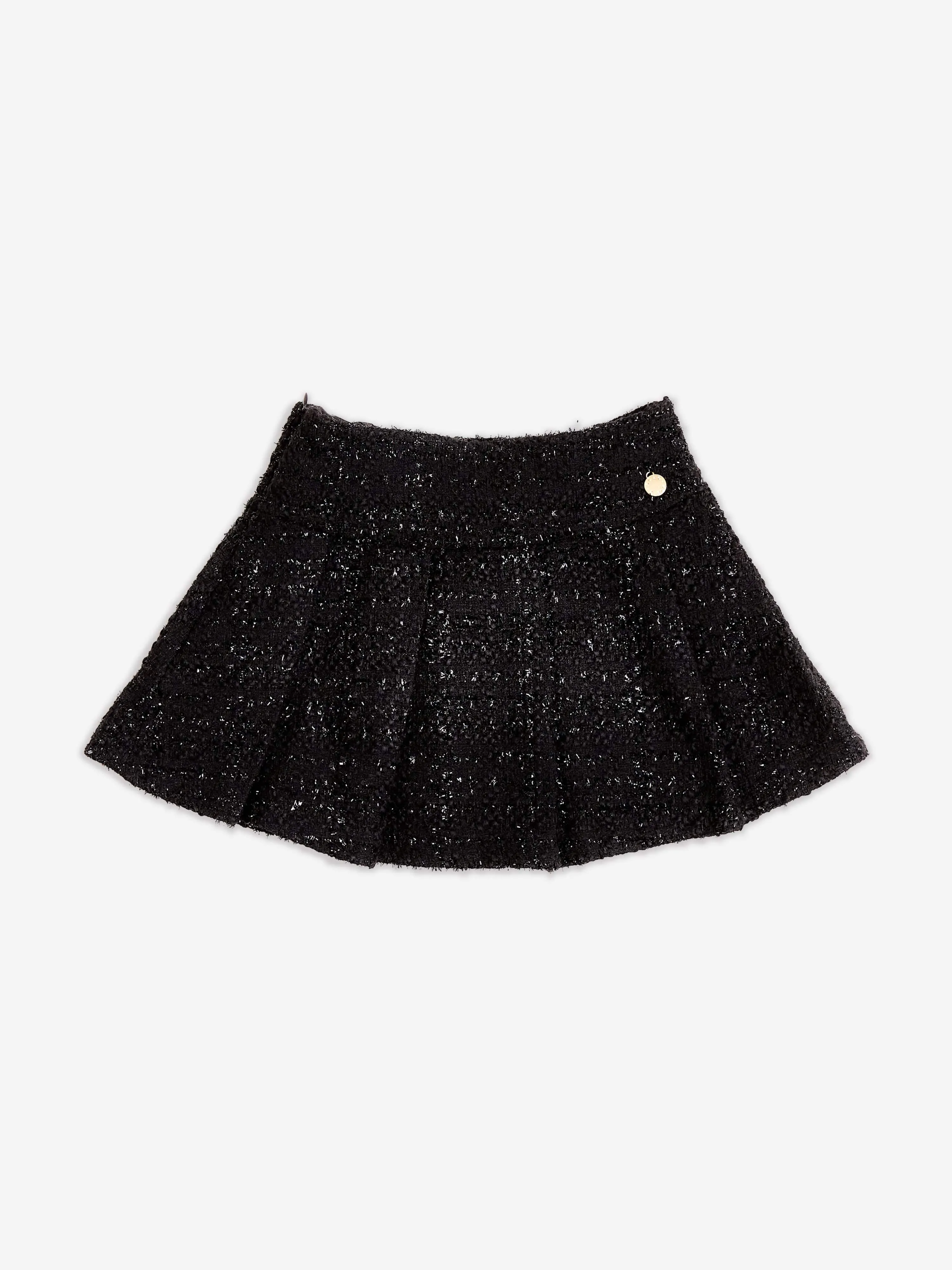 BCBG Girls Tweed Skort in Black