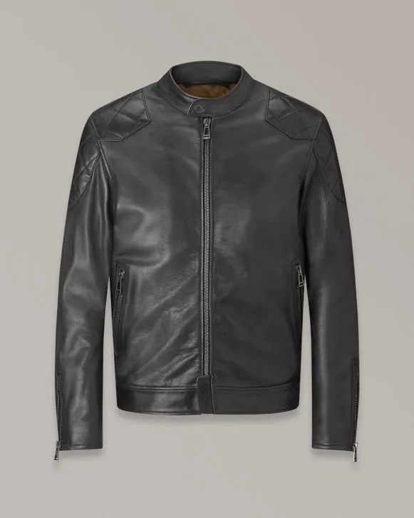 BELSTAFF CENTENARY OUTLAW PRO MOTORCYCLE JACKET - BLACK