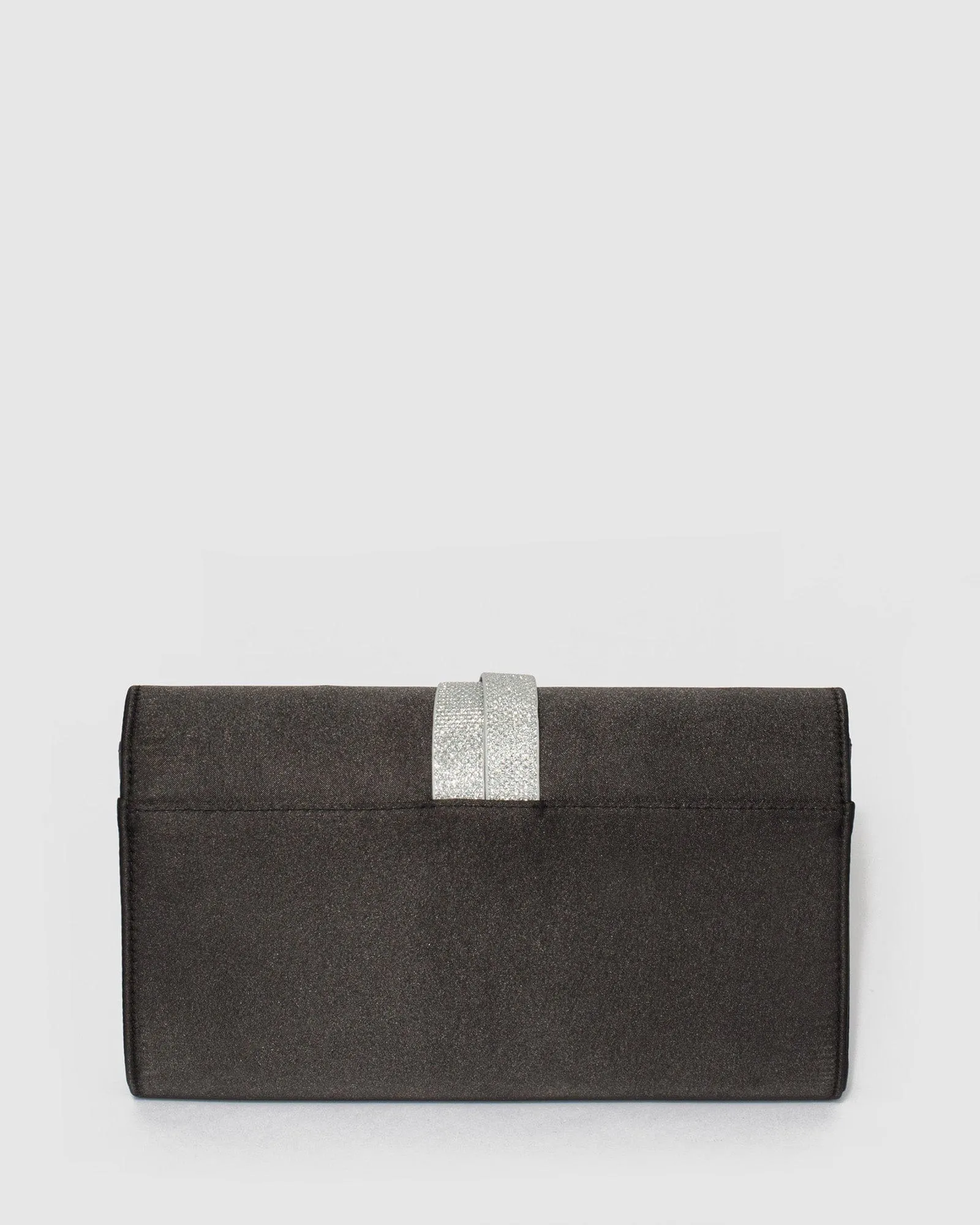 Black Sophia Envelope Clutch Bag