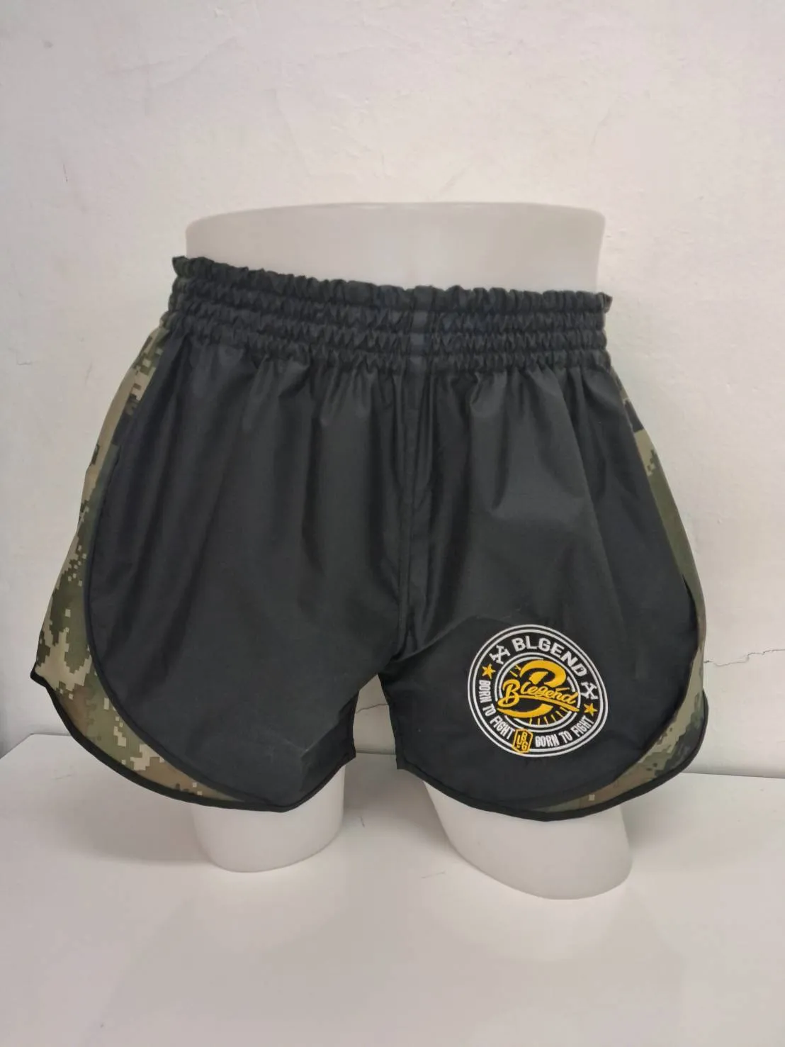 Blegend Boxing Shorts Powerhouse 2.0 Black Camo Green