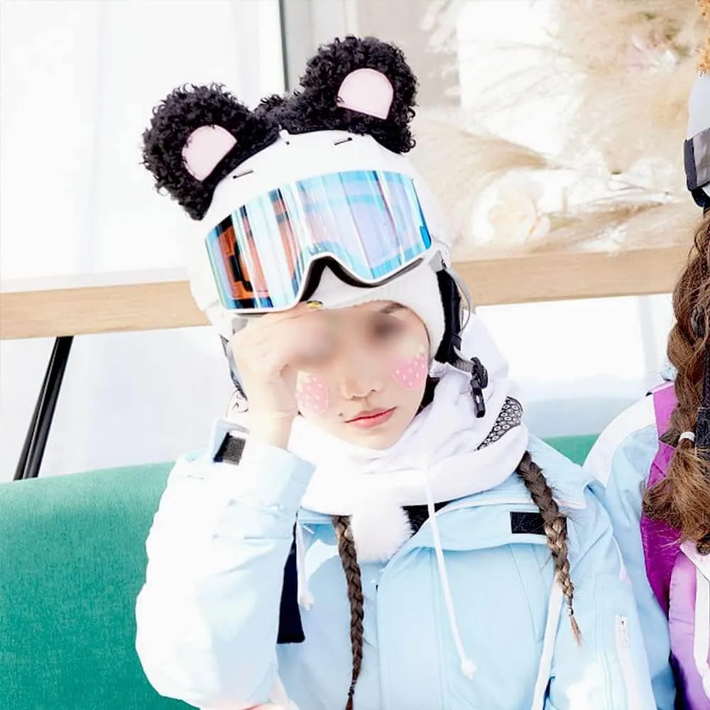 Cartoon Skiing Helmet Accessories