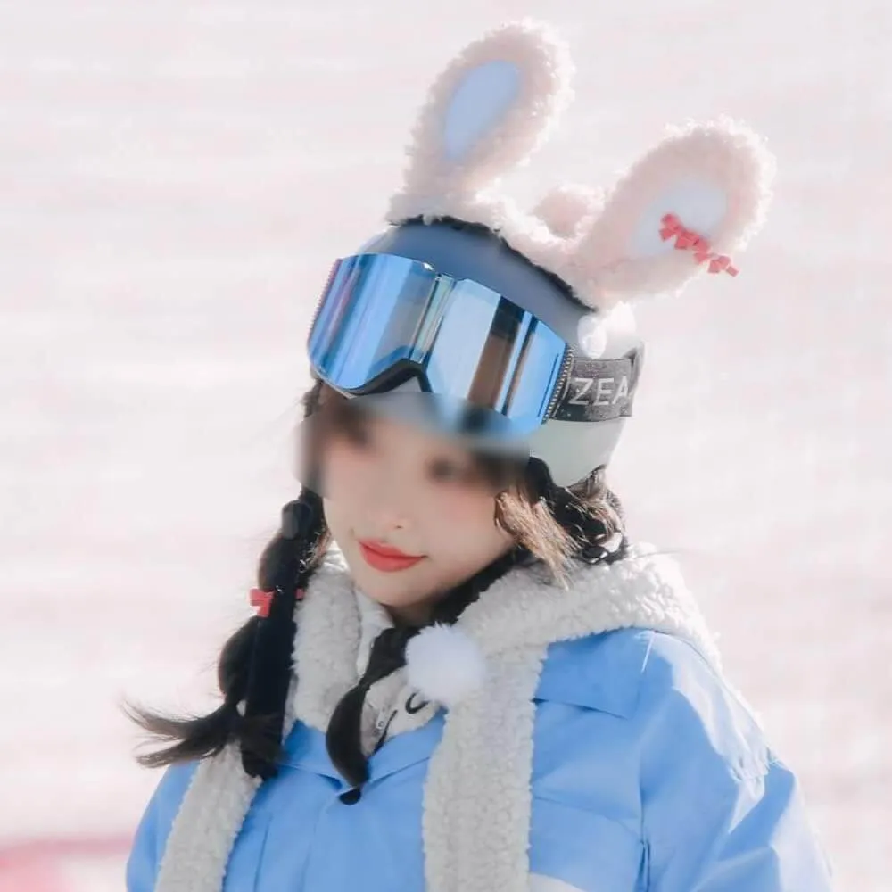 Cartoon Skiing Helmet Accessories