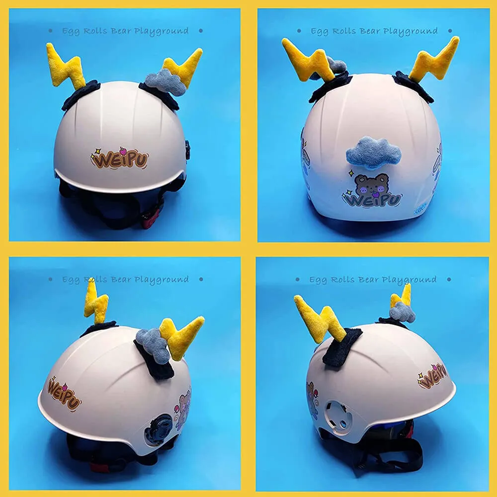 Cartoon Skiing Helmet Accessories