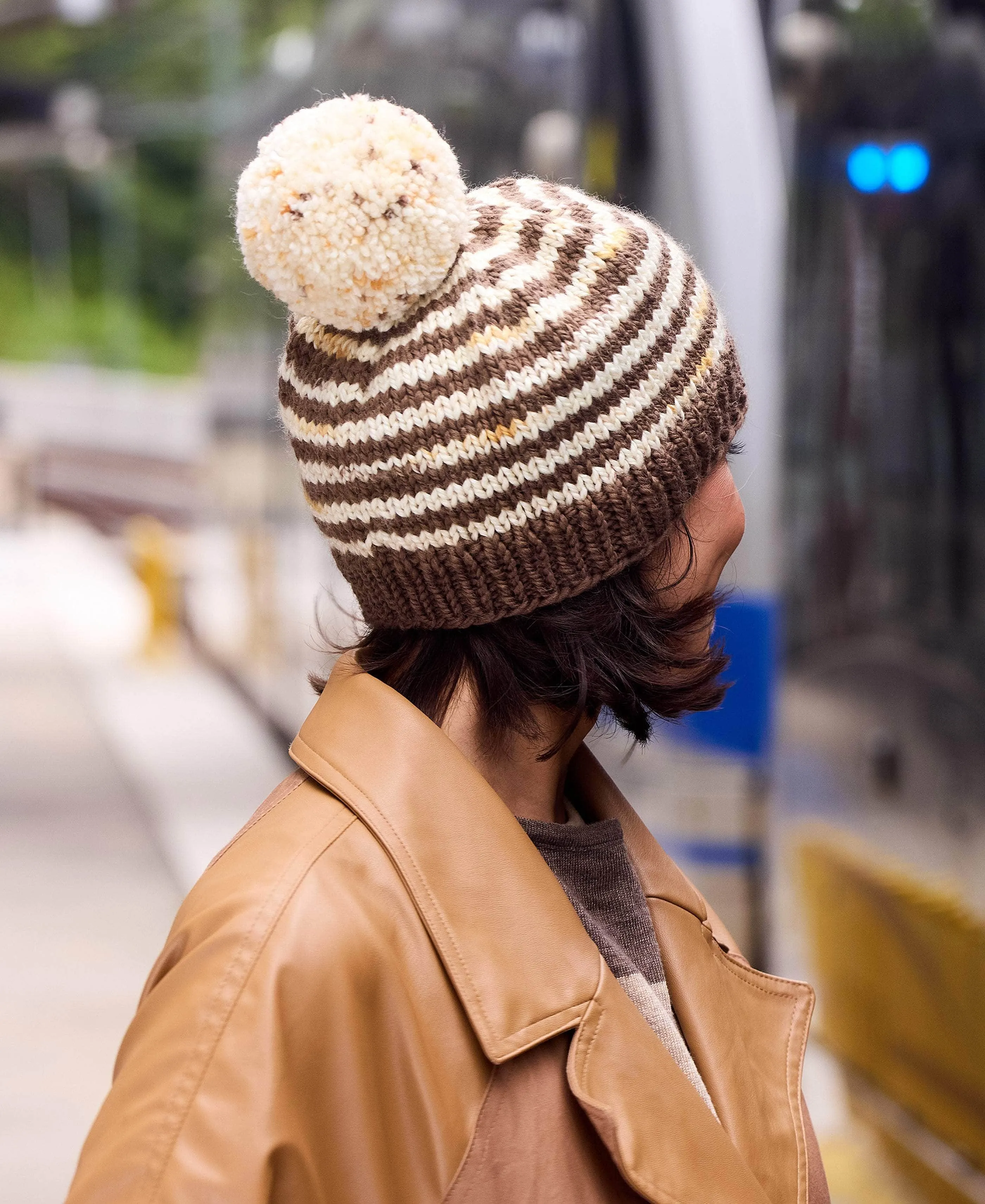 Cozy Stripes Beanie