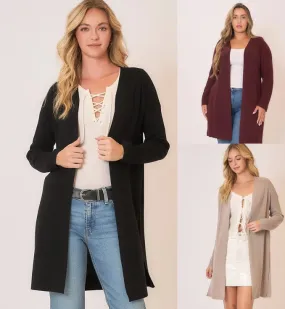 CozyCo Knit Open Cardigan in 4 Colors