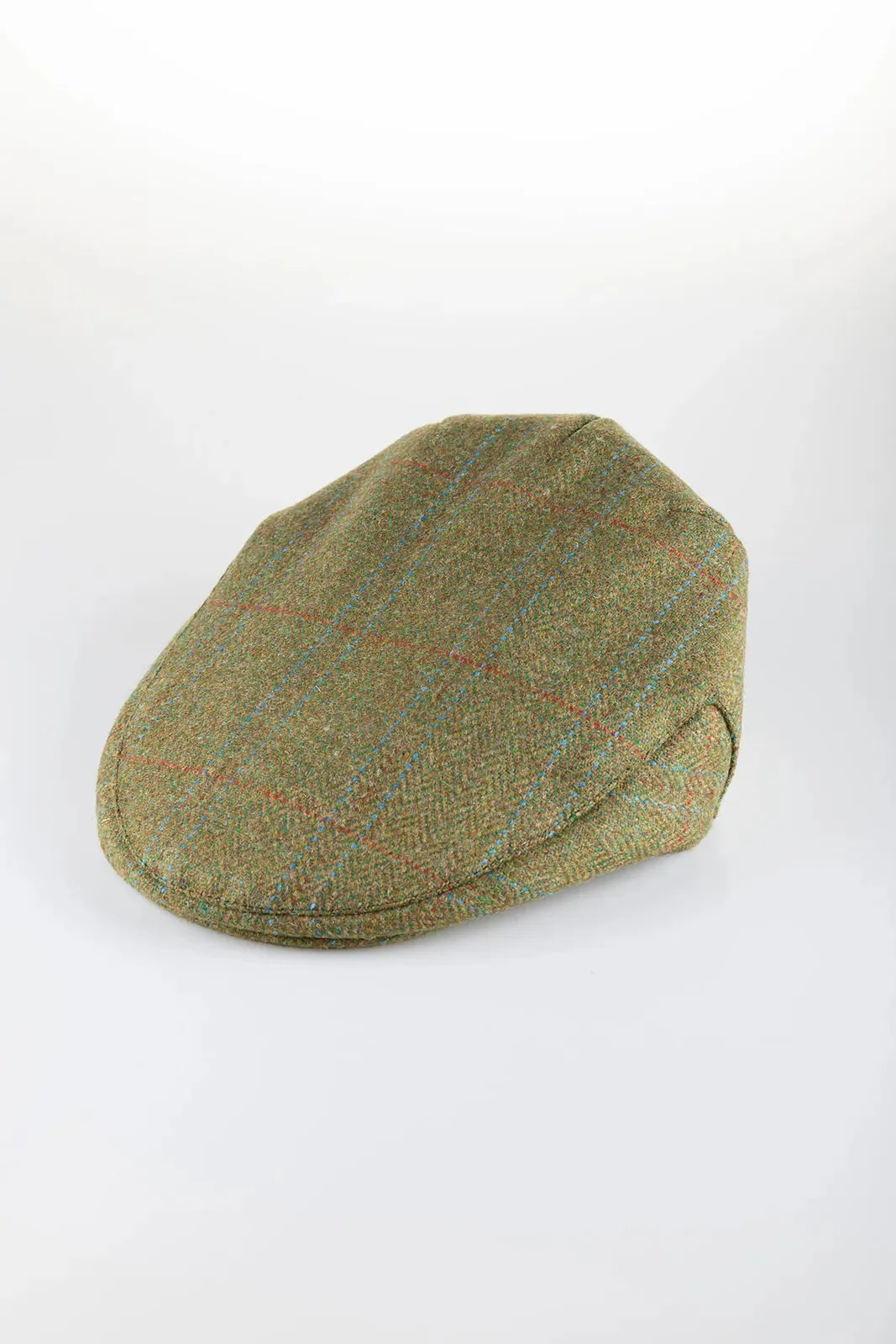 Danby Keeper's Tweed Cap Green/Blue Check