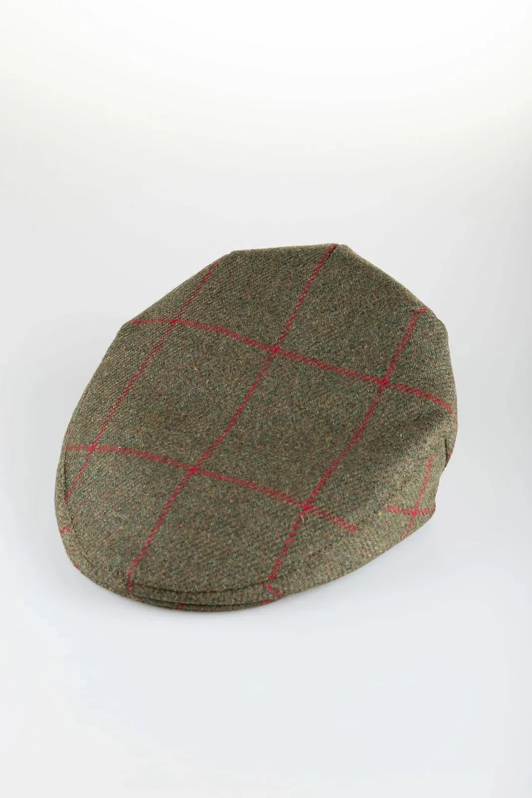 Danby Keeper's Tweed Cap Green/Blue Check