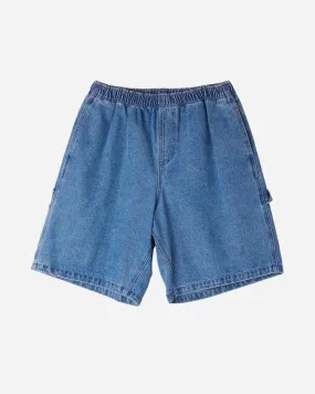 Easy Denim Carpenter Shorts - Light Indigo