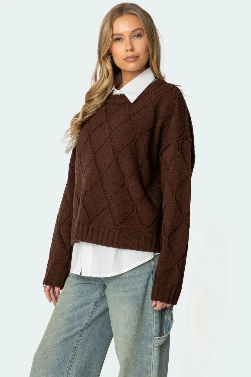 Ember Oversized Cozy Knit Sweater