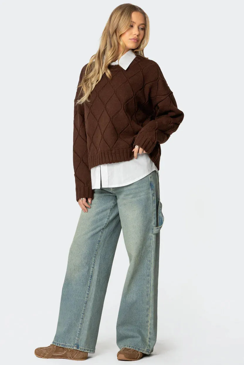 Ember Oversized Cozy Knit Sweater