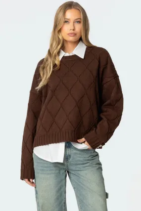 Ember Oversized Cozy Knit Sweater