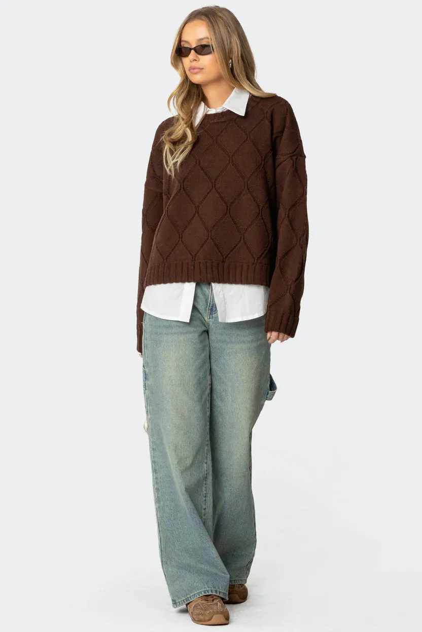 Ember Oversized Cozy Knit Sweater