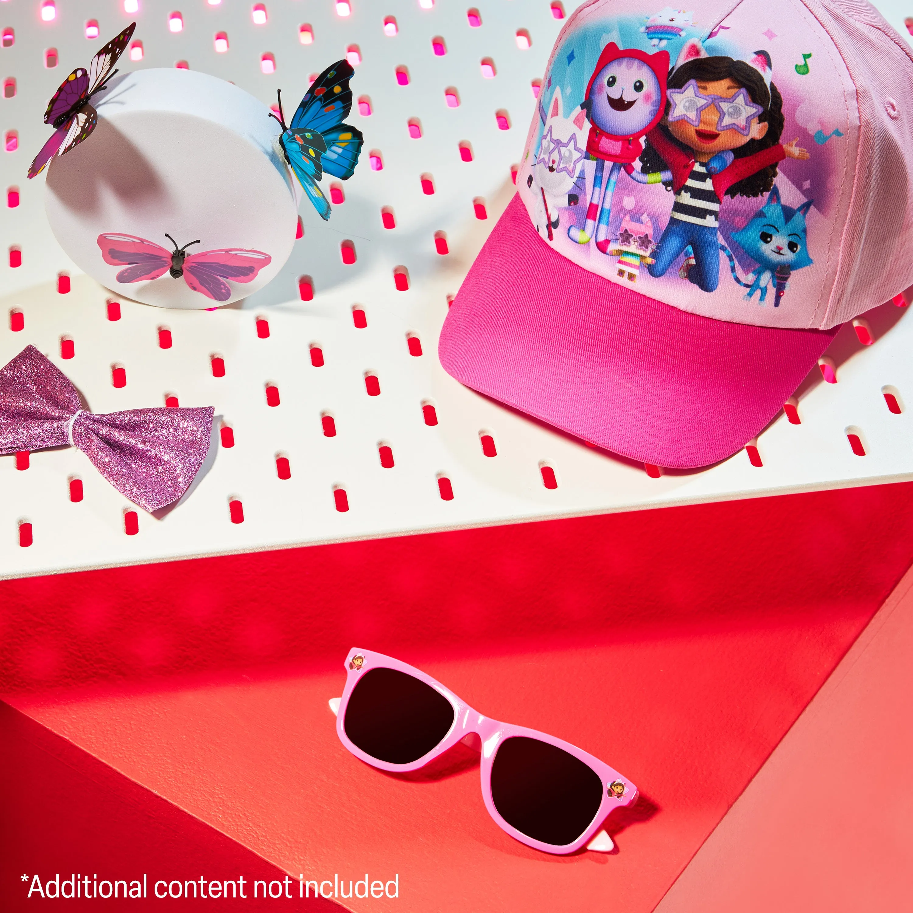 Gabby's Dollhouse Girls Sunglasses and Baseball Cap Set