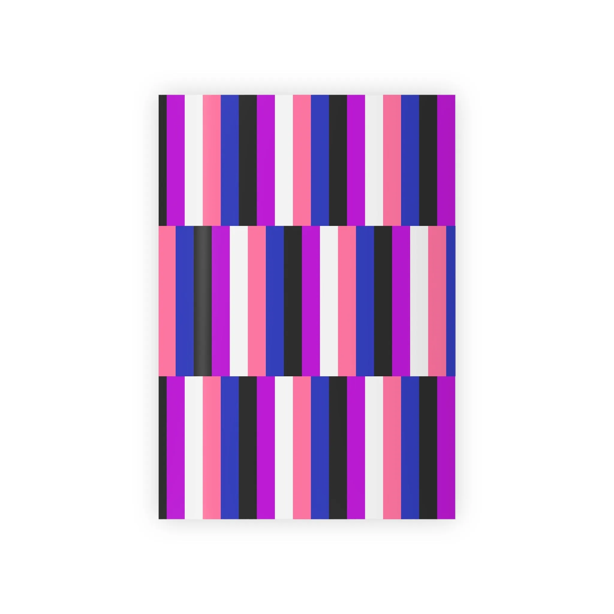 Genderfluid Pride Gift Wrapping Paper Roll - Vibrant Holiday and Celebration Wrap