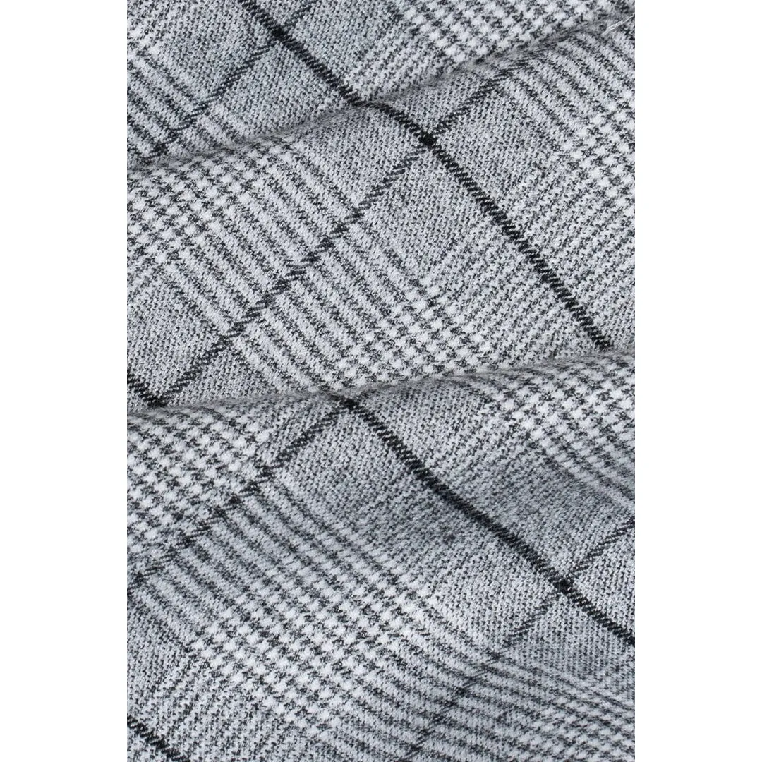 Ghost - Men's Grey Tweed Checked Waistcoat