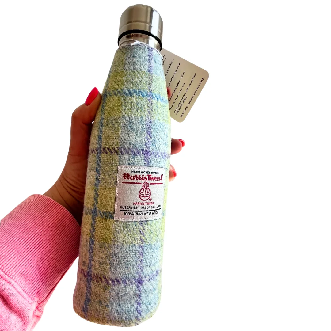 GREEN HARRIS TWEED THERMOS FLASK 500 ML