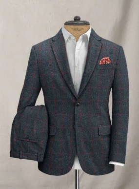 Harris Tweed Blue Checks Suit