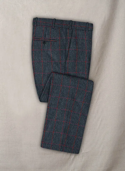 Harris Tweed Blue Checks Suit