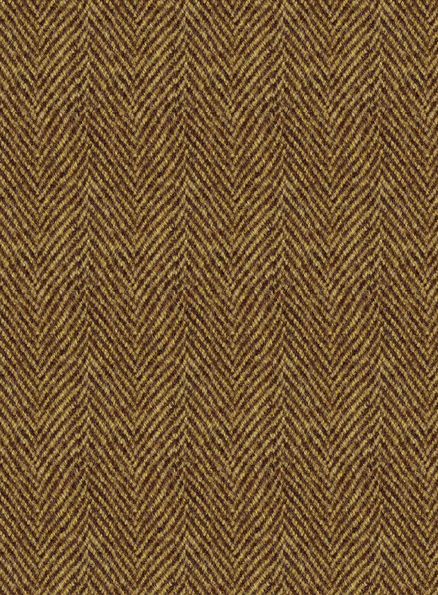 Highlander Tan Herringbone Tweed Suit