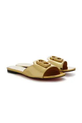 Jane Sandal - Gold