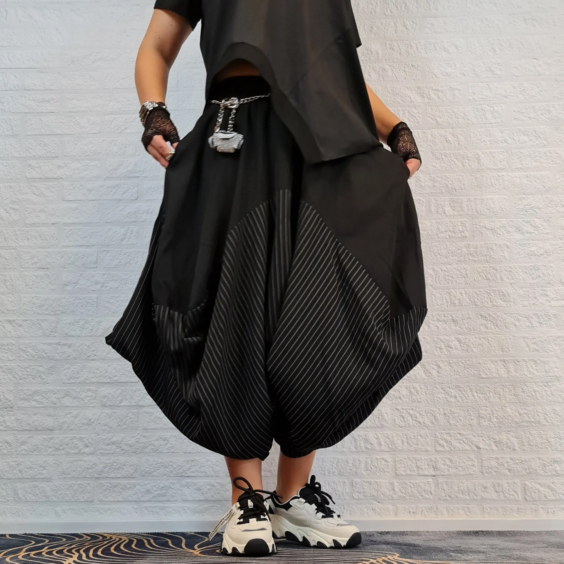 Jazz Up Street Punk Wide Legged Pants