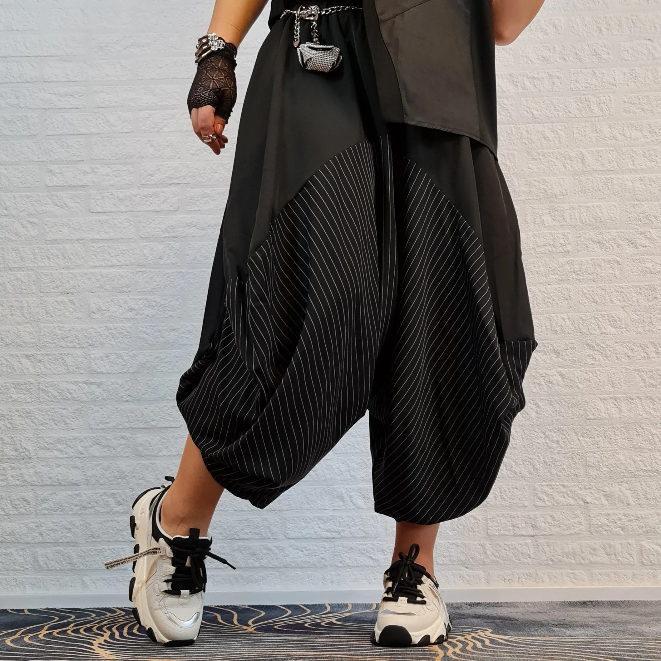 Jazz Up Street Punk Wide Legged Pants