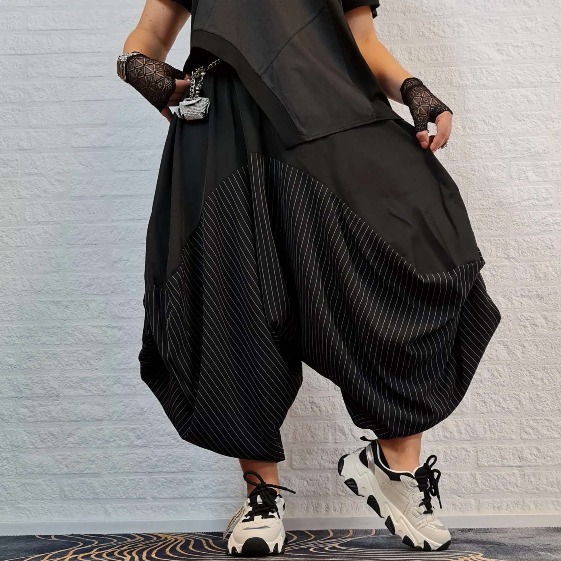 Jazz Up Street Punk Wide Legged Pants