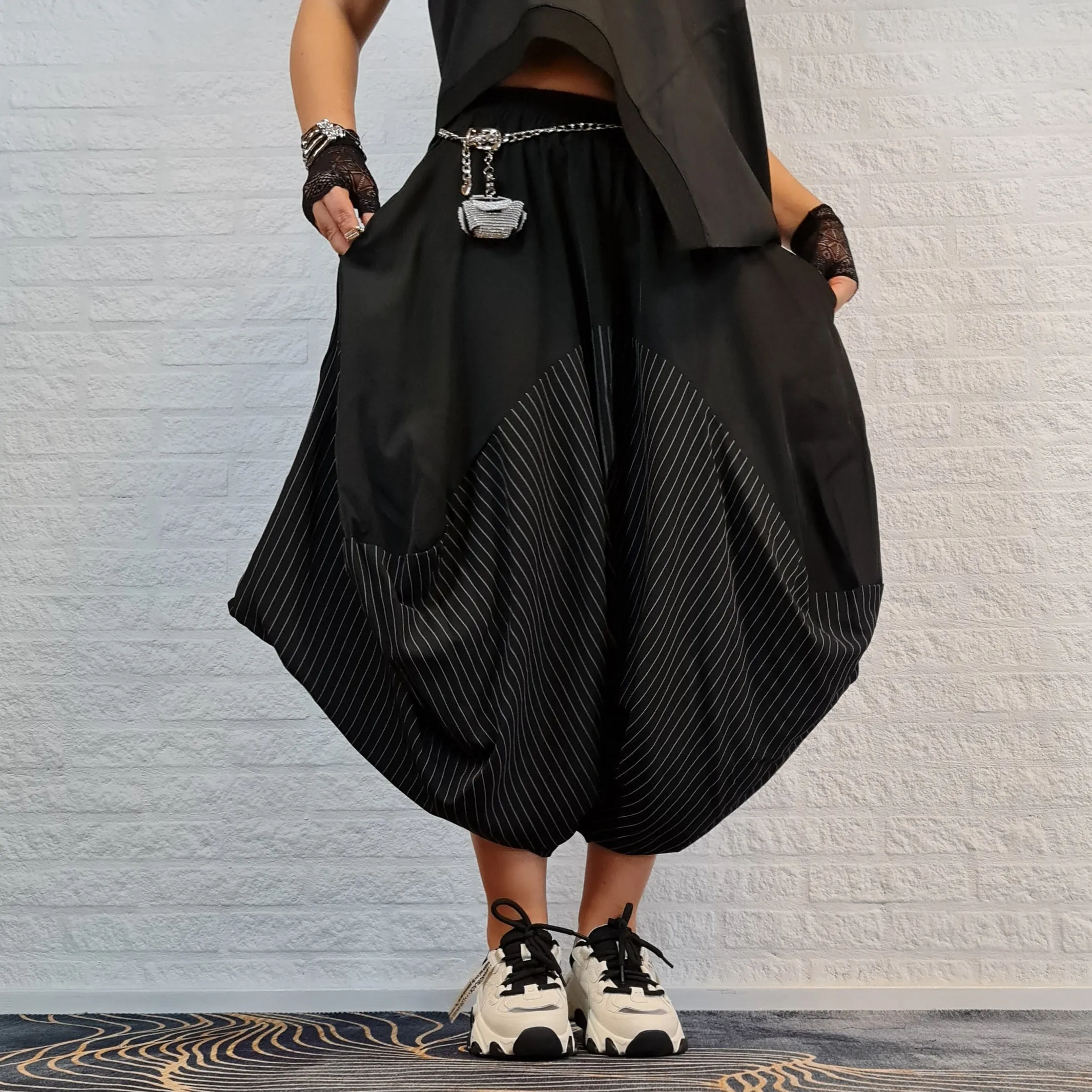 Jazz Up Street Punk Wide Legged Pants