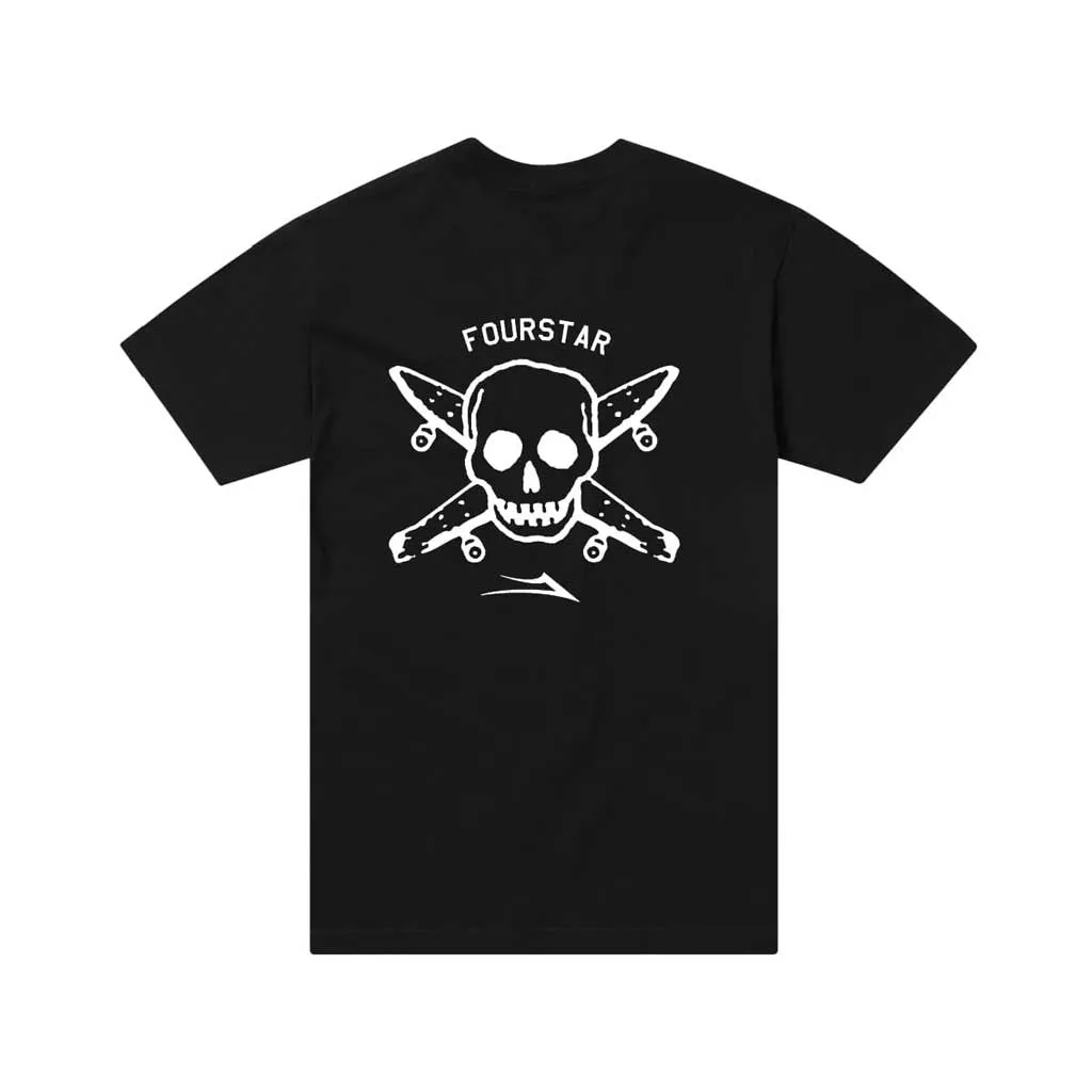 Lakai x Fourstar Street Pirate Tee - Black