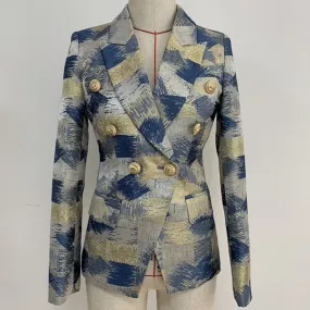 Luxxe Jacquard Blazer Jacket