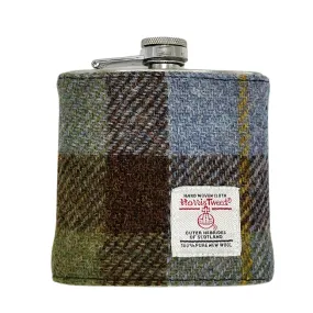 MACLEOD TARTAN HARRIS TWEED HIP FLASK