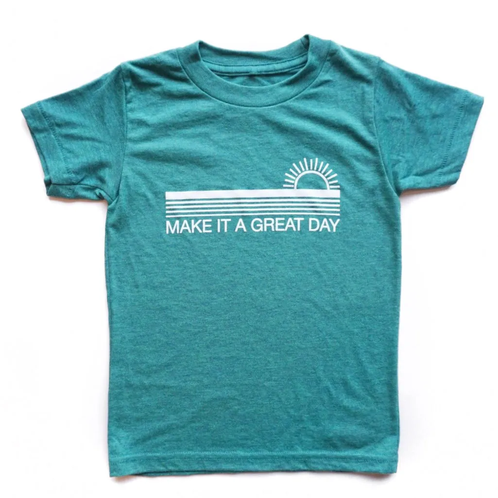 MAKE IT A GREAT DAY KID T-SHIRT/TANK TOP