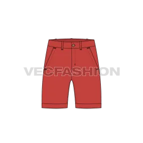 Mens Straight Fit Shorts