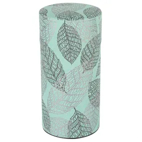 Mint Blue Leaf Premium Japanese Tea Caddy