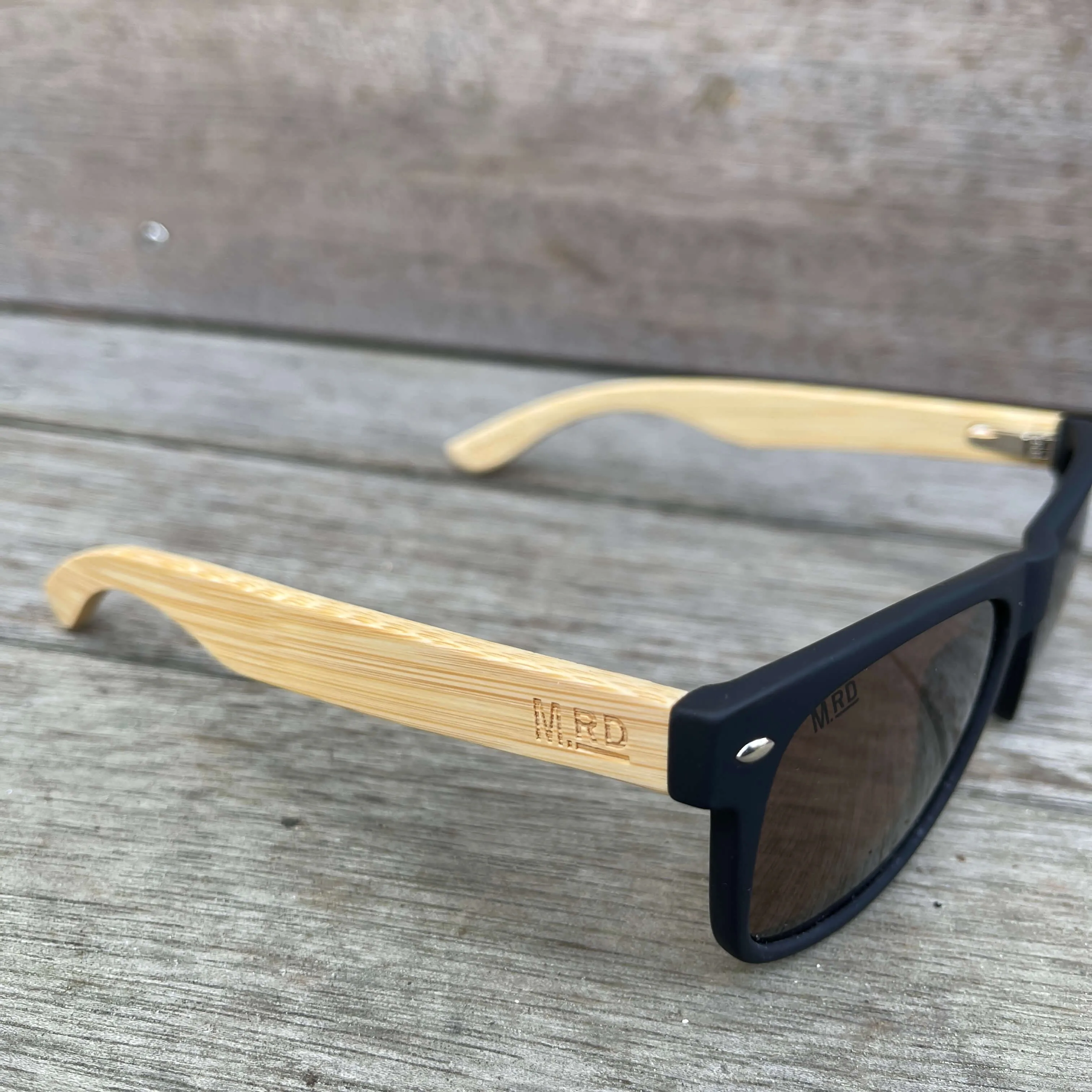 Moana Road Sunglasses - Black frame with Brown Lens