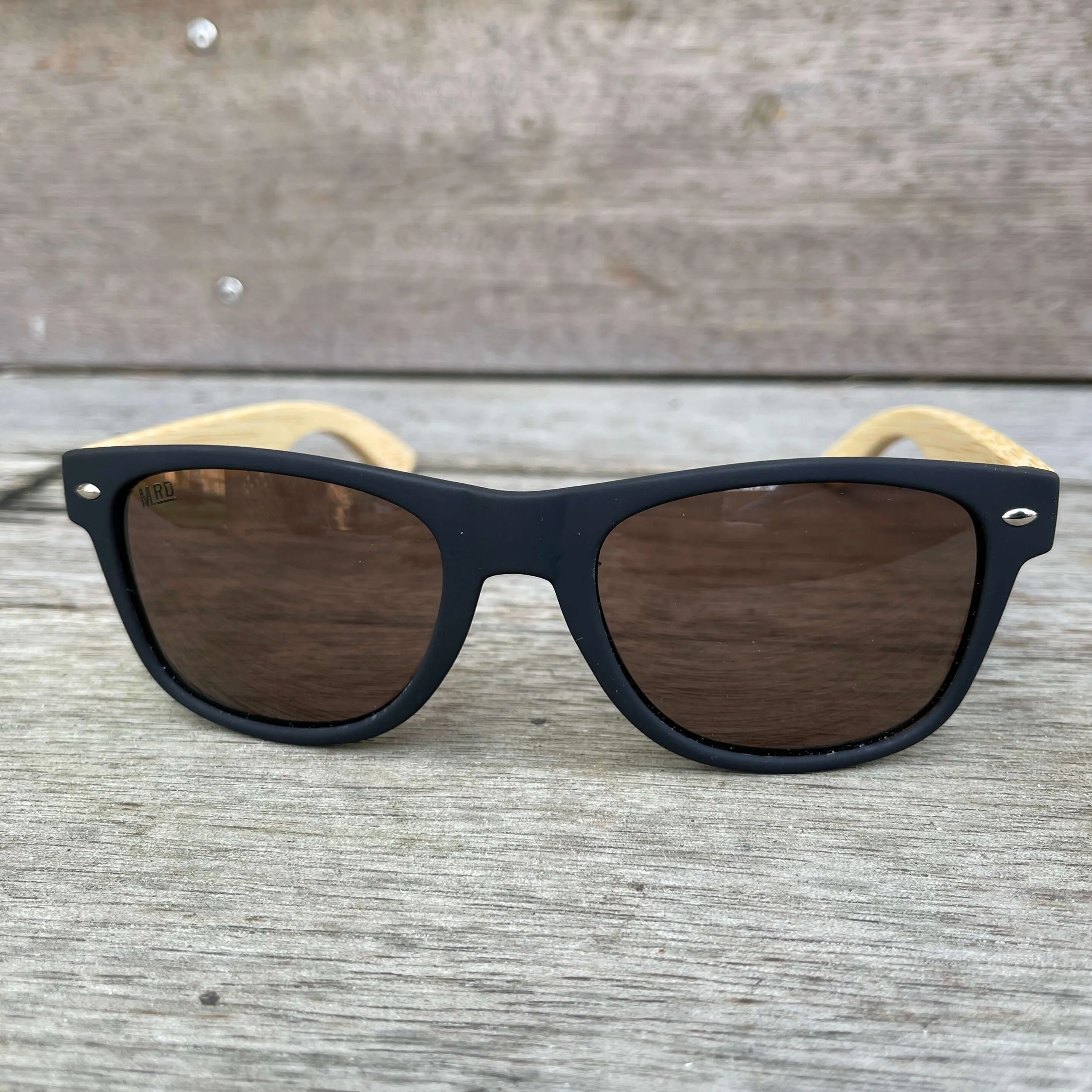 Moana Road Sunglasses - Black frame with Brown Lens