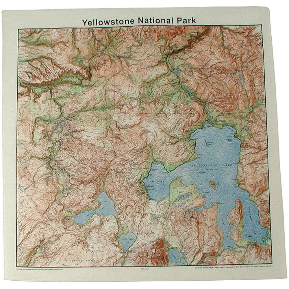 National Park Topographical Bandanas