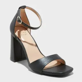 New - Women's Shelly Heels with Memory Foam Insole - A New Day