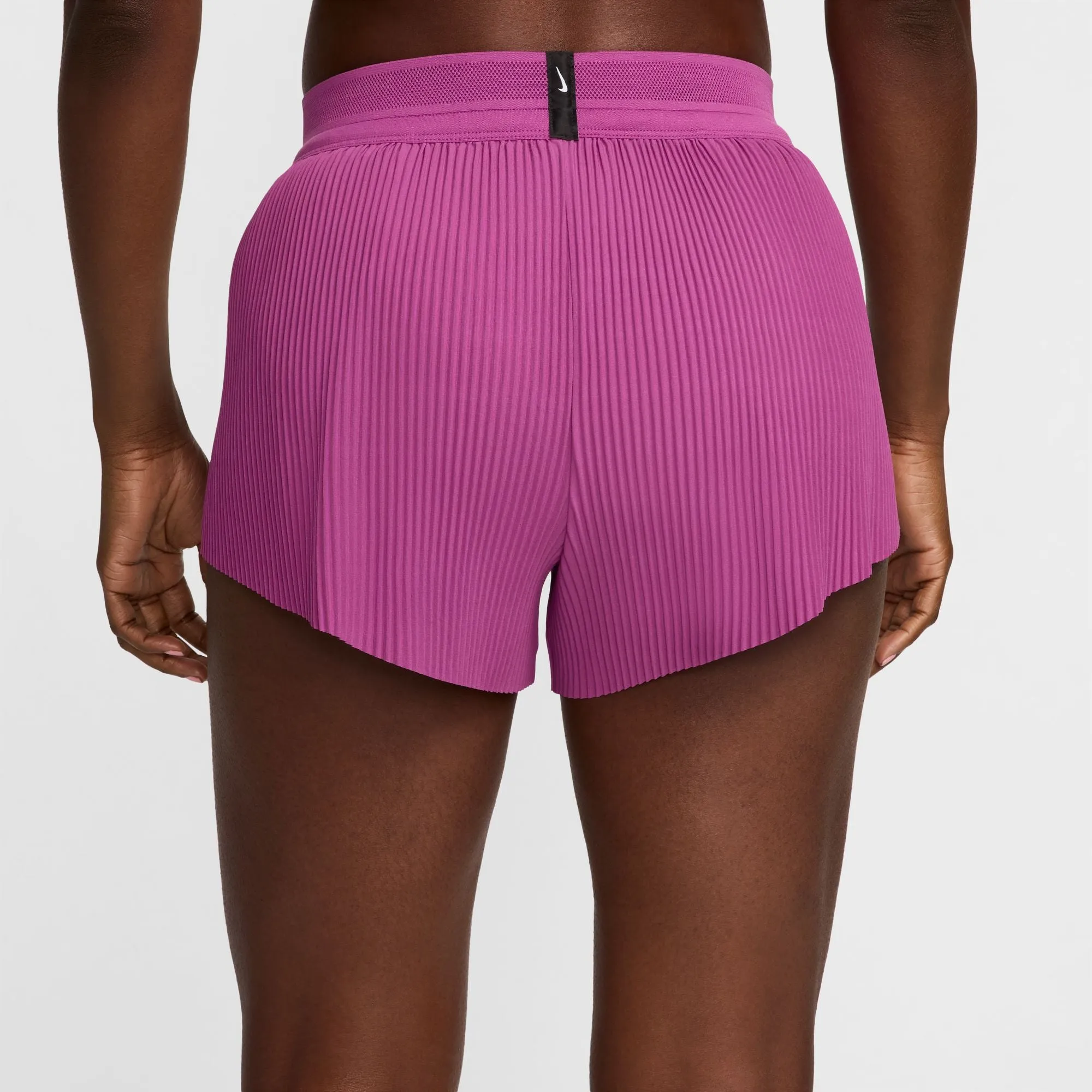 Nike AeroSwift Shorts | Hot Fuchsia / Black | Womens