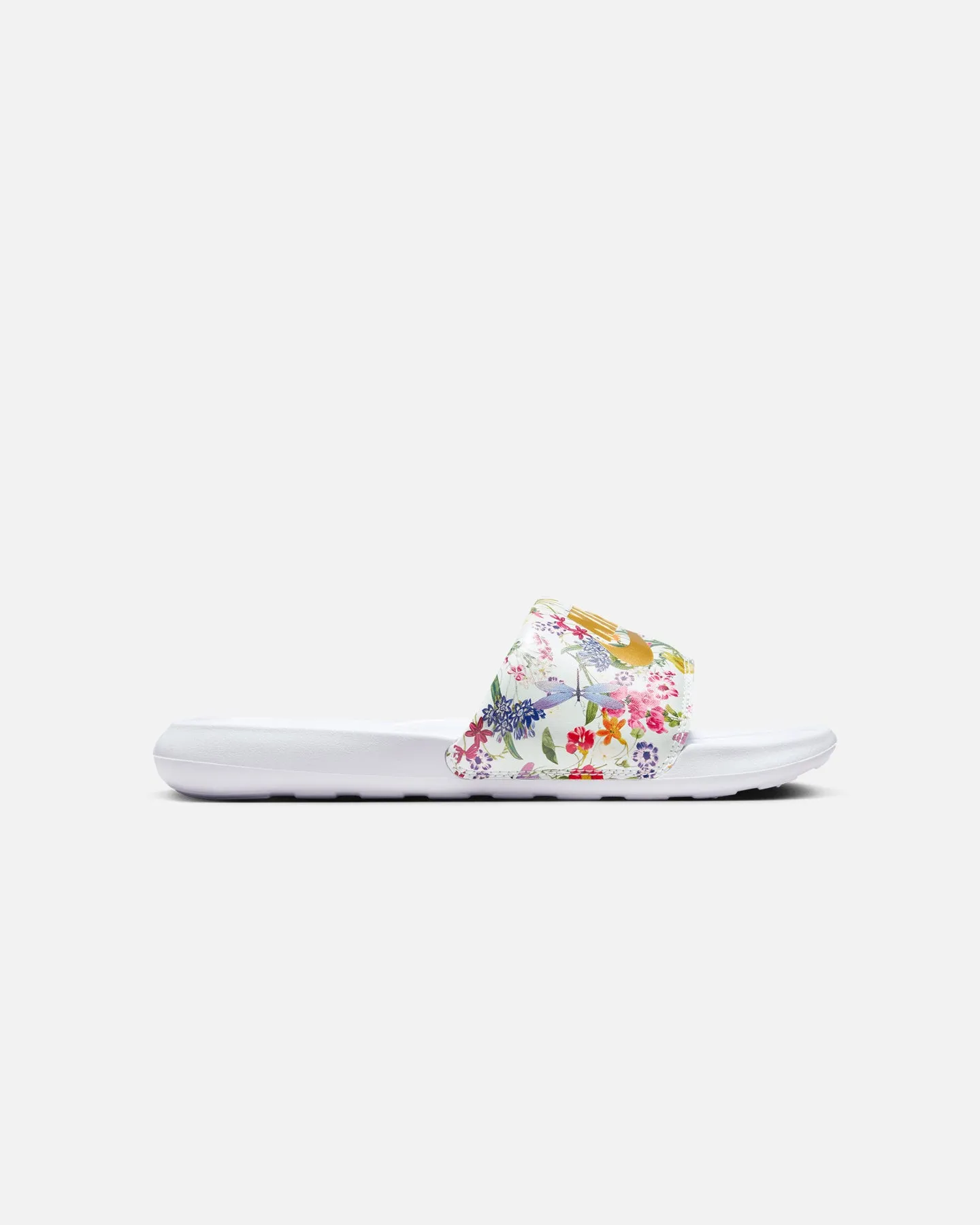 Nike Women's Victori One Slides White/Metallic