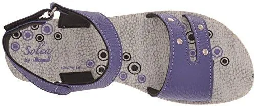 Paragon Women's Purple PU Sandals (4)