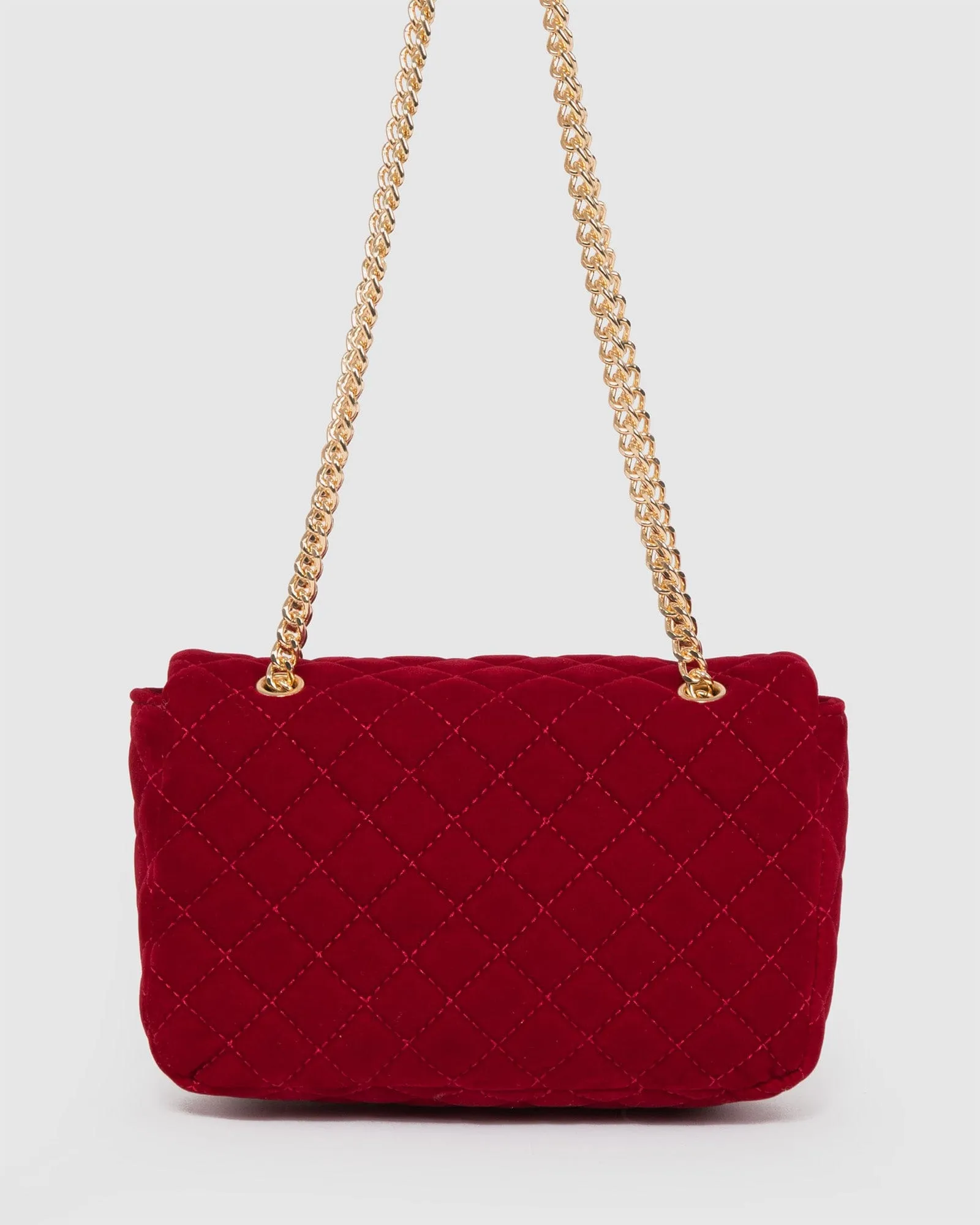 Red Camille Rose Crossbody Bag