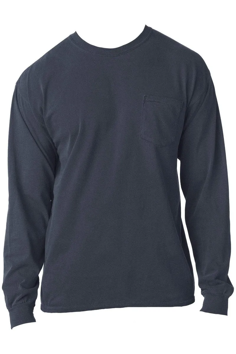 Shades of Blue Comfort Colors Long Sleeve Pocket Tee *Personalize It